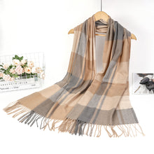 Load image into Gallery viewer, New Women Warm Winter Scarf for Womens Wedding Shawl and Wrap Ladies Lightweight Check Scarves
