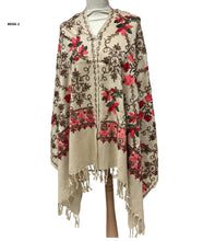 Load image into Gallery viewer, New Women All Over Printed Embroidery Casual Shawl
