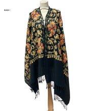 Load image into Gallery viewer, New Women All Over Printed Embroidery Casual Shawl
