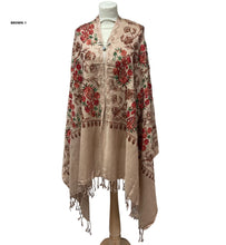 Load image into Gallery viewer, New Women All Over Printed Embroidery Casual Shawl
