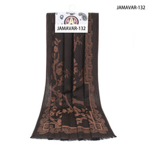 Load image into Gallery viewer, Women Gorgeous Floral Print Pashmina 100% Viscose Jamavar Winter Scarf/Shawl
