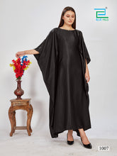 Load image into Gallery viewer, New Rozleen Satin Kaftan Free Size
