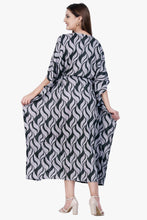 Load image into Gallery viewer, New Women Printed Viscose Holiday Plus Size Summer Kaftan V Neck Free Size
