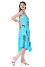 Load image into Gallery viewer, New Women Floral Printed Rayon Umbrella Dress Summer FREE SIZE
