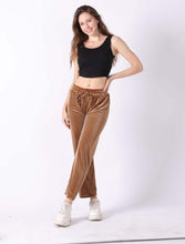 Load image into Gallery viewer, New Women Polyester Ribbed Lined Drawstring Legging One Size
