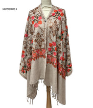 Load image into Gallery viewer, New Women All Over Printed Embroidery Casual Shawl
