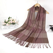 Load image into Gallery viewer, New Women Warm Winter Scarf for Womens Wedding Shawl and Wrap Ladies Lightweight Check Scarves
