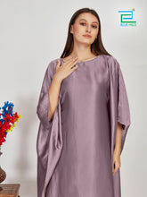 Load image into Gallery viewer, New Rozleen Satin Kaftan Free Size
