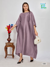 Load image into Gallery viewer, New Rozleen Satin Kaftan Free Size
