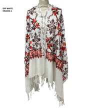 Load image into Gallery viewer, New Women All Over Printed Embroidery Casual Shawl
