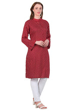 Load image into Gallery viewer, New Women Polka Dot Print Round Neck Long Sleeve Casual Rayon Dress
