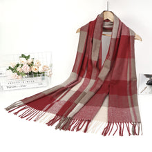 Load image into Gallery viewer, New Women Warm Winter Scarf for Womens Wedding Shawl and Wrap Ladies Lightweight Check Scarves
