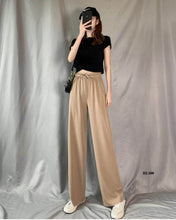 Load image into Gallery viewer, New Women Straight Leg Elasticated Drawstring Trouser
