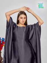 Load image into Gallery viewer, New Rozleen Satin Kaftan Free Size
