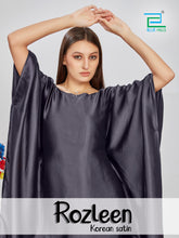 Load image into Gallery viewer, New Rozleen Satin Kaftan Free Size
