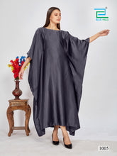 Load image into Gallery viewer, New Rozleen Satin Kaftan Free Size
