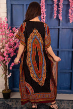 Load image into Gallery viewer, New Women Round Neck Printed Rayon Kaftan Casual
