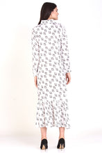 Load image into Gallery viewer, New Women Printed Slim Fit Long Sleeve Rayon Maxi Evening Casual Dress
