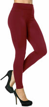 Load image into Gallery viewer, New Ladies Thick Winter Thermal Leggings Fleece Lined Warm High Waist Size UK
