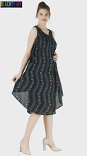 Load and play video in Gallery viewer, New Women Casual Floral Print Umbrella Dress Free Size
