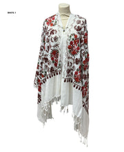 Load image into Gallery viewer, New Women All Over Printed Embroidery Casual Shawl
