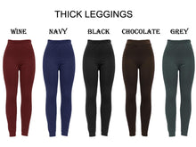 Load image into Gallery viewer, New Ladies Thick Winter Thermal Leggings Fleece Lined Warm Winter Legging UK
