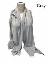 Load image into Gallery viewer, New Women Top Quality Big Large Plain Jersey Hijab Scarf Shawl Wrap Stretchy Uk seller
